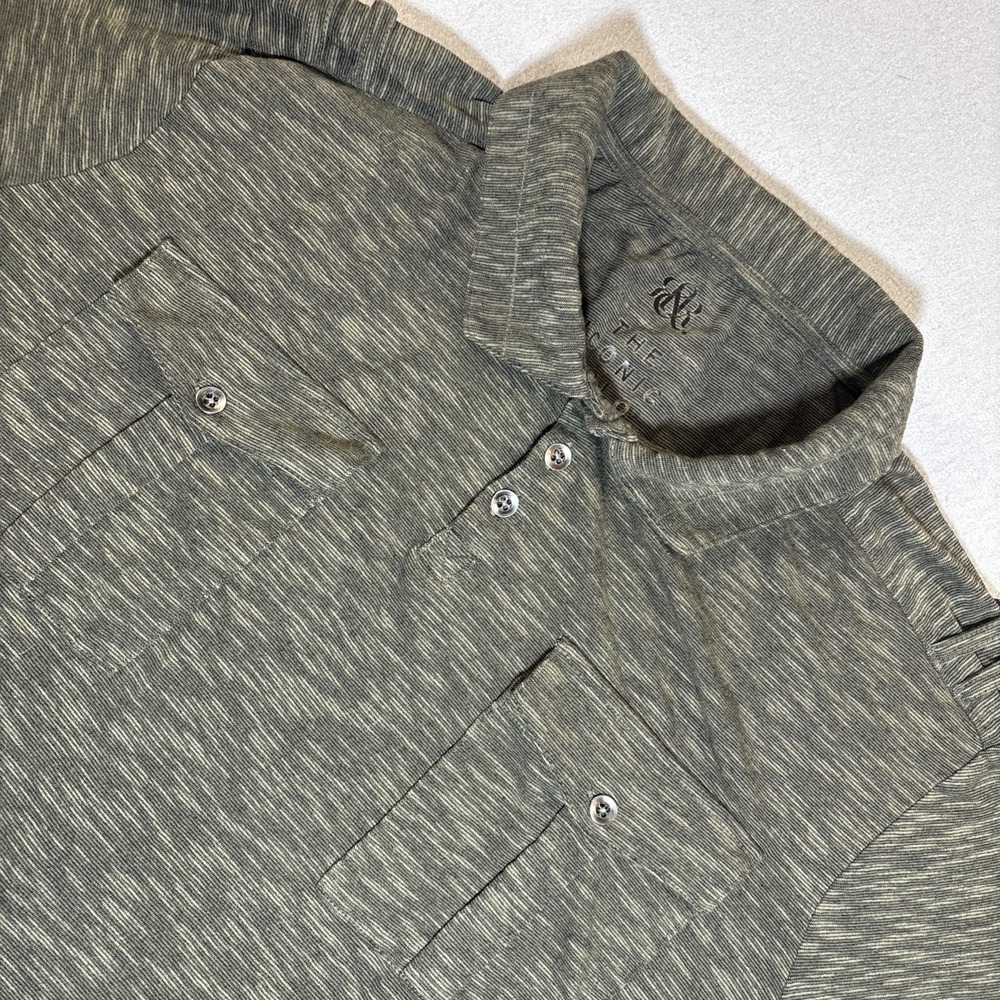 Rock Republic The Iconic Polo Shirt Mens XL Front Pockets Utility Preppy Classic